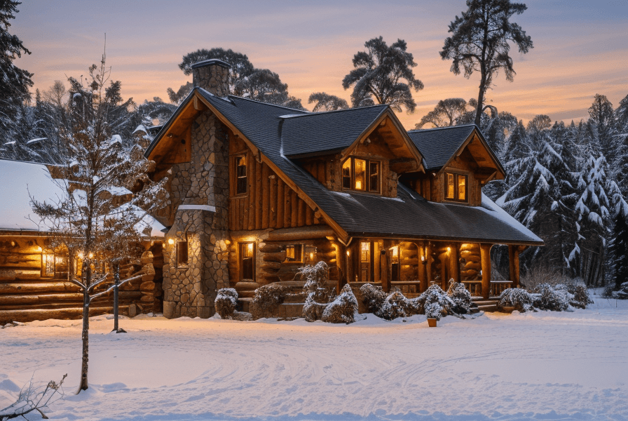 스칸디나비아 로그 캐빈 preview